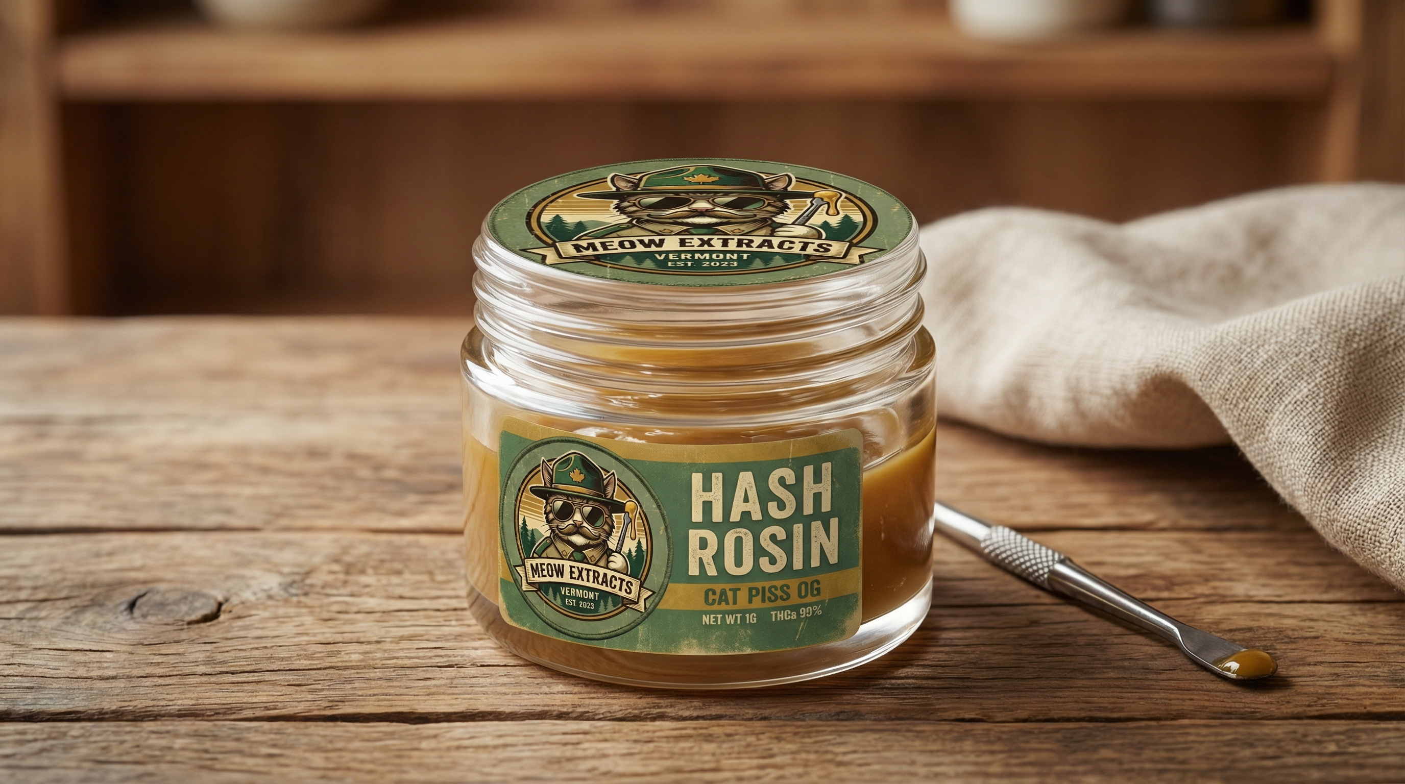 Meow Extracts Hash Rosin 1 Gram