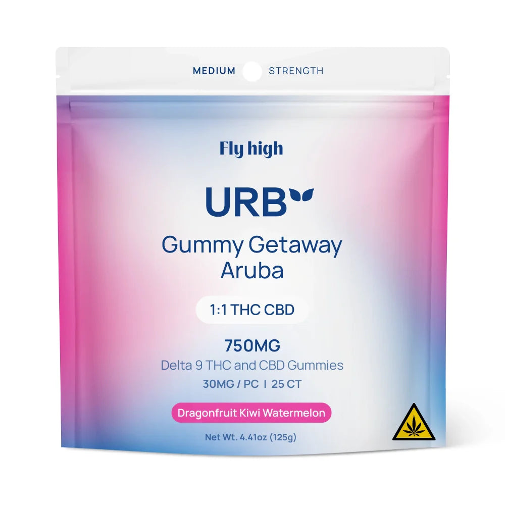 Urb-1:1 I THC CBD Gummies 750MG  I Tropical Lush