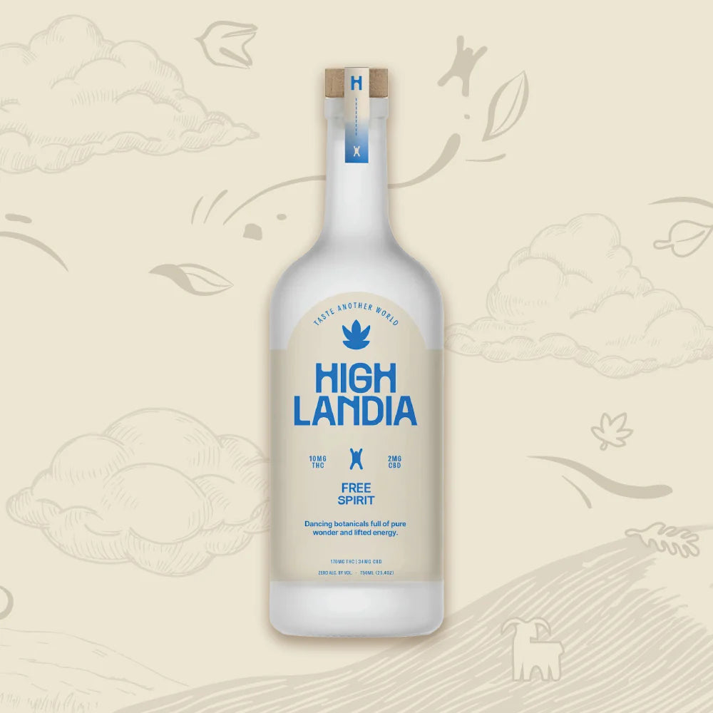 Highlandia Free Spirit THC Drink Mixer 750ml
